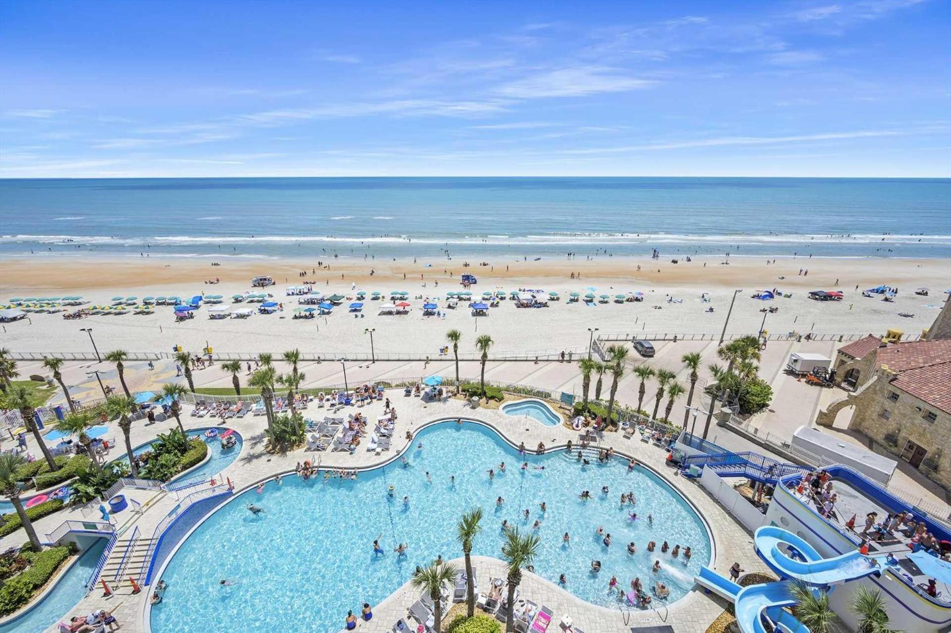 Luxury 2Br Dbl Balcony Direct Ocean Wyndham Resort Daytona Beach Exterior photo